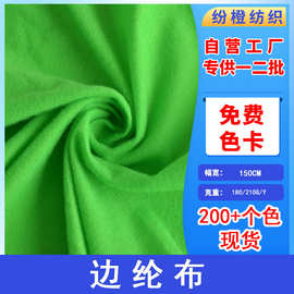 厂家直销边纶布全涤拉毛布经编圈绒魔术布抱枕箱包内里布料