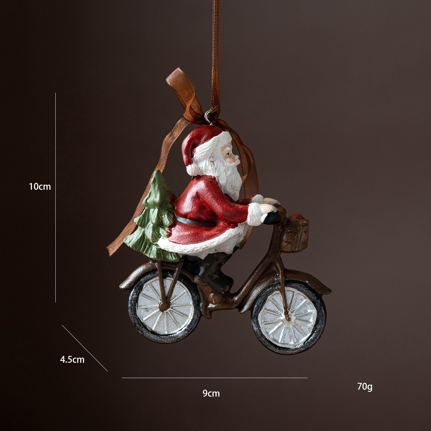 Old man riding a bike