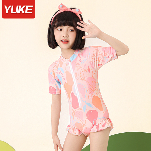 Children's quick dry cute swimwear