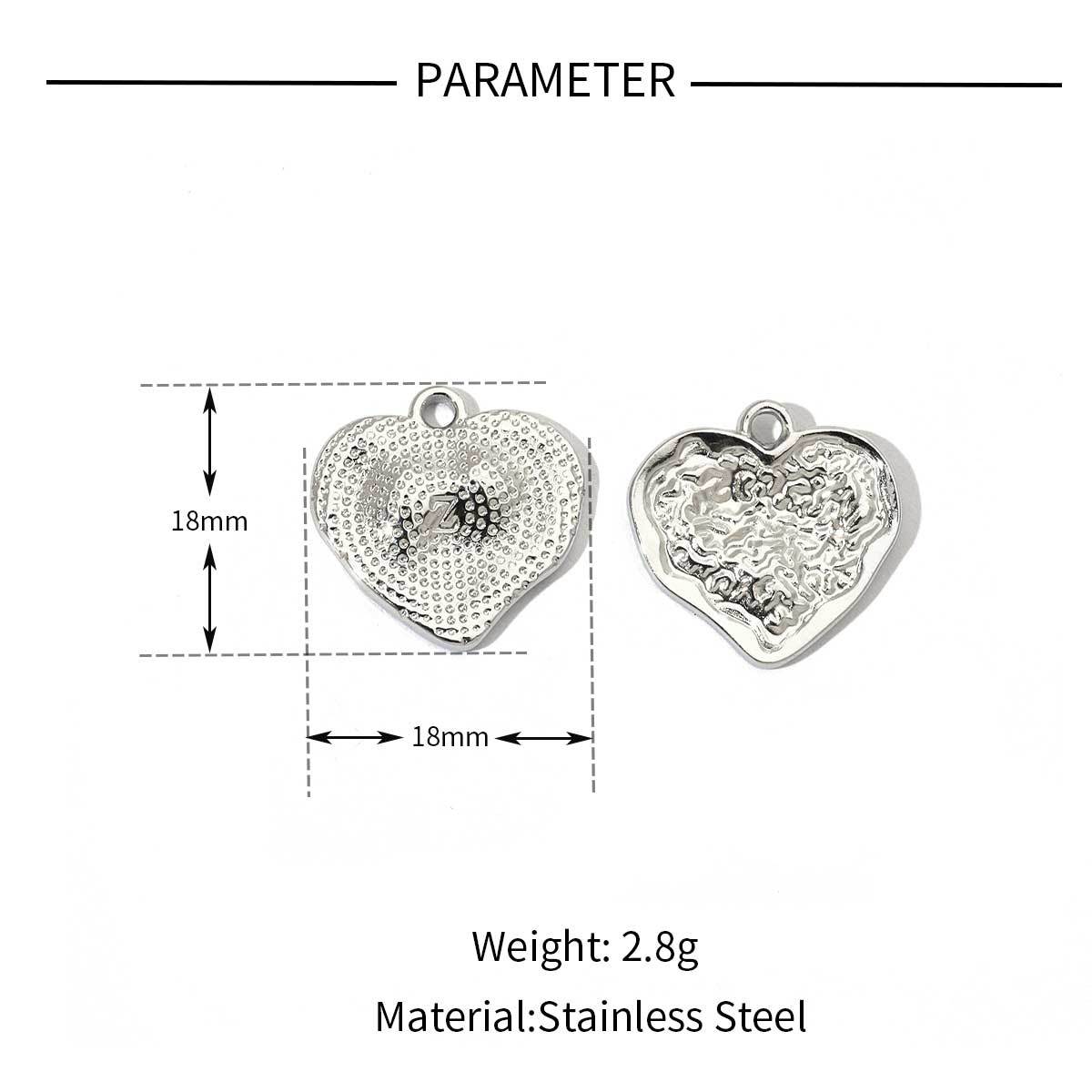 12g Weight Pendant Jewelry Making Type 18*10mm, 20*14mm, 22 * 27mm Jewelry Making Size DIY Jewelry Accessories Classification 3 PCS/Package Quantity Titanium Steel Material Geometric, Heart Shape Pattern Plating Design Elegant, Simple Style, Streetwear Style 3 PCS/Package 18*10mm 20*14mm 22 * 27mm Titanium Steel Geometric Heart Shape Pendant 7