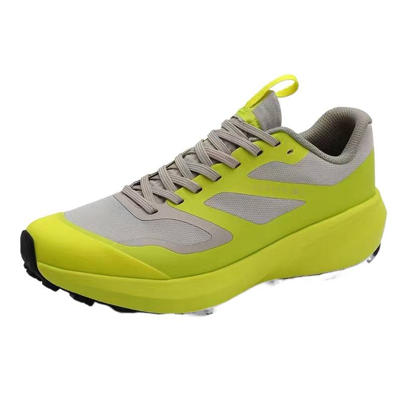 Pájaro con zapatos de carrera impermeables zapatos de montaña para hombre anti-deslizante transpirables zapatos de senderismo de fondo de verano red de trotar cómodo