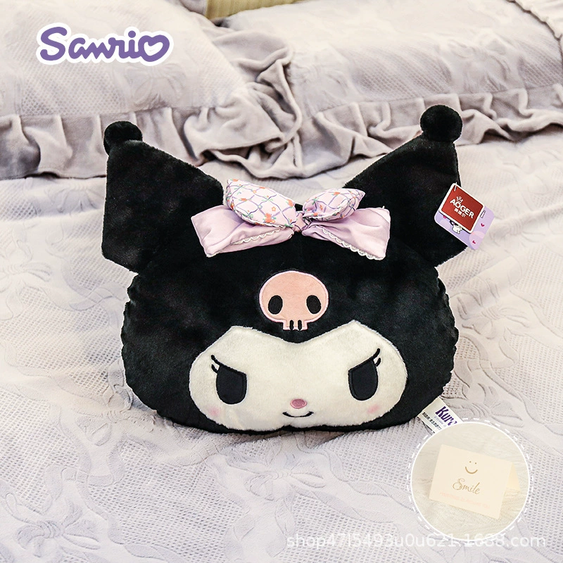 Aojiier Banquet Kuromi Milady Pillow with Floral Meaning Melod y Pillow for Student Office Nap Soft Cushion Birthday Gift