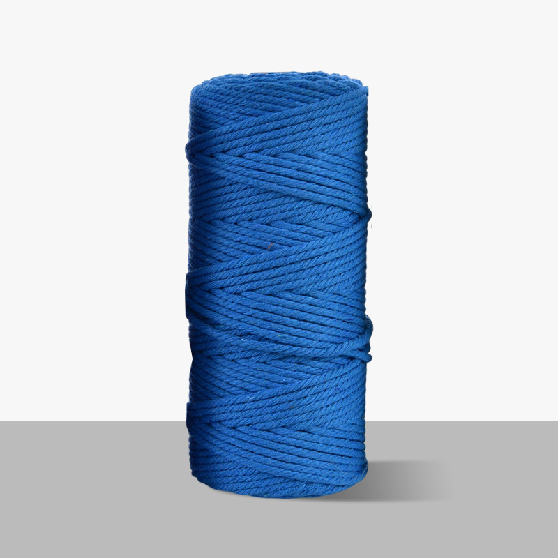 3mm cuerda de algodón colorido diy hecho a mano 4mm cuerda de tapiz cuerda tejida 5mm regalo cuerda de algodón decorativa cuerda de sombrero al por mayor