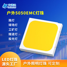 定制EMC5050灯珠5W24V大功率250LM/W高光效户外PPE白光led灯珠6V