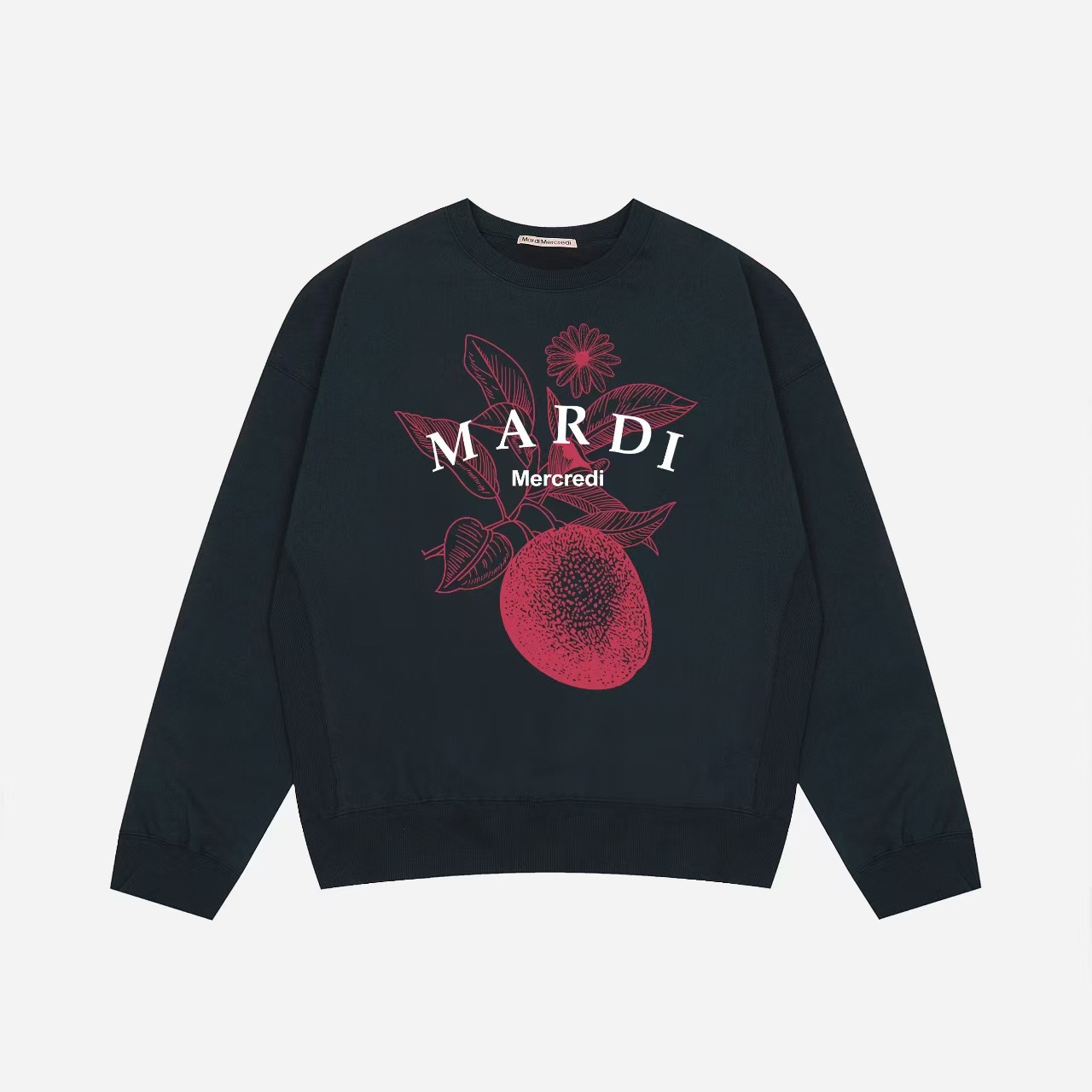 スポット韓国トレンドブランドマルディスウェットシャツレディースデイジー24新作プリントラウンドネックトップスドロップシッピング