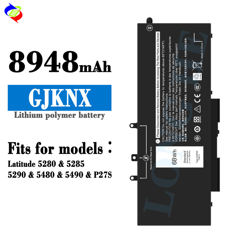Suitable for Dell Gjknx Laptop Battery Latitude 5280 5285 5290 5480 5490