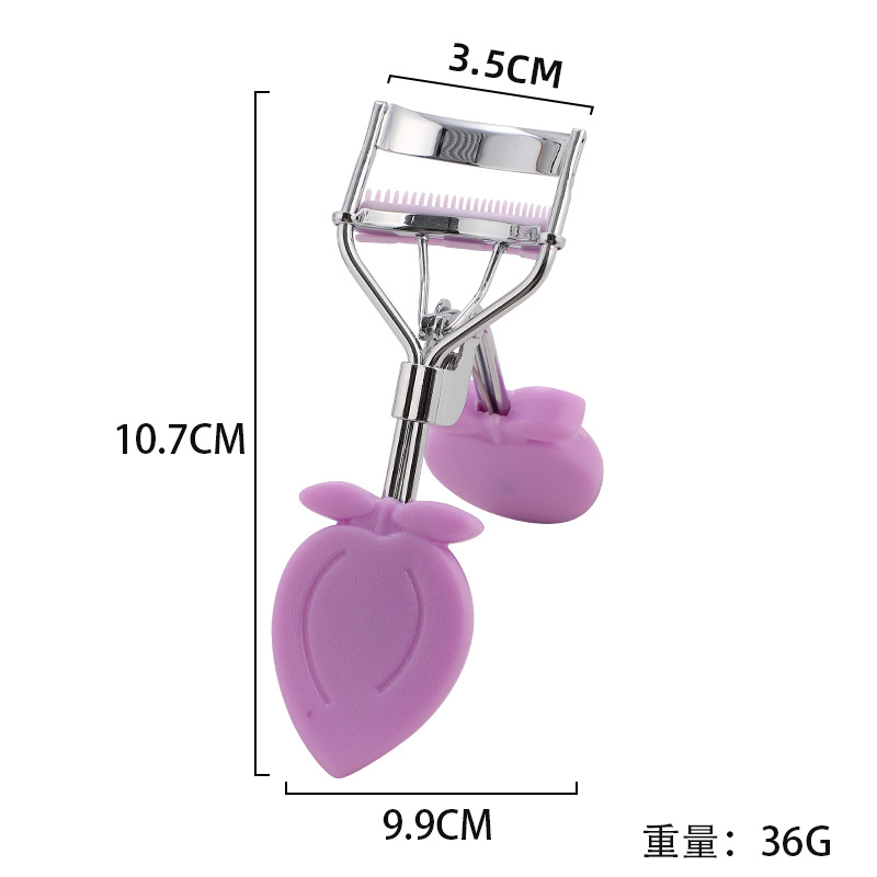 Corazón de桃 mango clip de pestañas gran ángulo natural sol pestañas curvas artefactos herramientas de maquillaje de belleza clip de pestañas novato