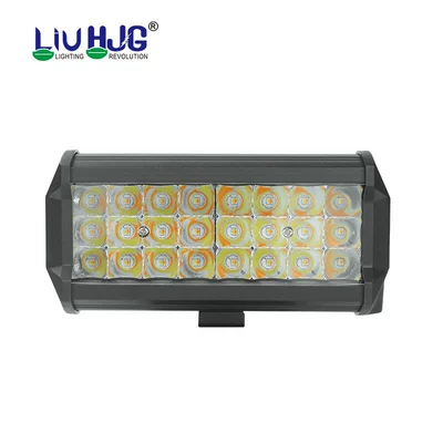 İşçi projektorları Light, New Off-Road Vehicle Light - three-eyes-three-rows-24-pearls-white