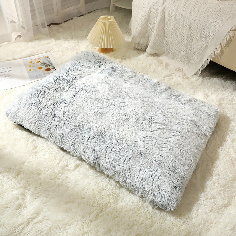 Almohadilla para mascotas Almohadilla para perros de felpa para dormir cálido en invierno Almohadilla para mascotas Cama para perros Cómoda caseta para gatos