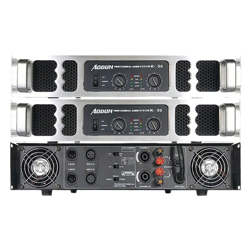 Amplificador de potencia digital transfronterizo puro de doble canal barra etapa amplificador de potencia de alta potencia sala de conferencias amplificador de potencia al por mayor