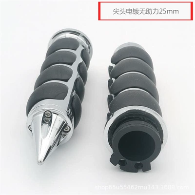 Rubber Original Handlebar Cross-Border Factory – Motorcycle Handle Cover - pointed-tip-electroplating-without-boost-25mm