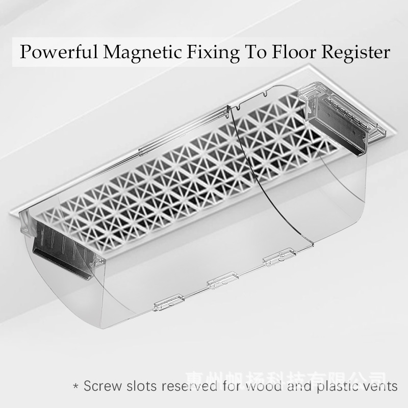 Magnetic Air Conditioner Wind Deflector, Home Accessory, No-Installation Wind Guide Plate, Air Floor Vent Deflector, Air Diverter