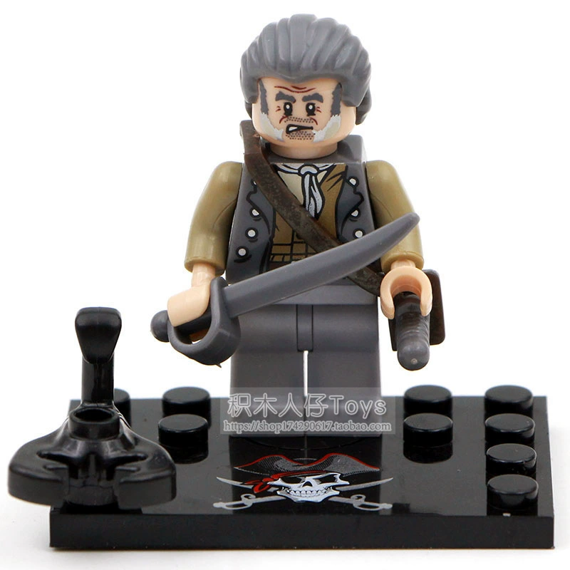 Пираты Карибского моря Дэвид Джонс Джек Элиза Baying KSZ515 518 Совместимо с Lego