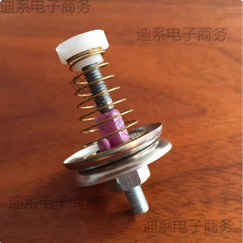 弹簧夹纱器压线器过纱器氧化铝陶瓷耳带绳张力器夹线器