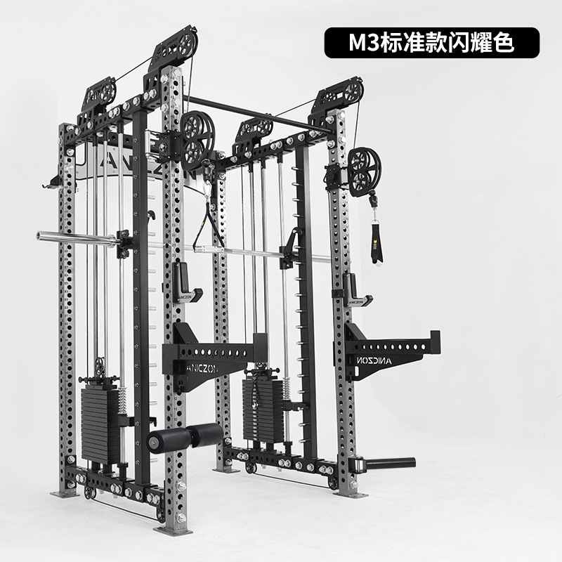 Gimnasio pórtico equipo de fitness hogar marco de sentadilla profunda multifuncional comercial Smith máquina de entrenamiento integral