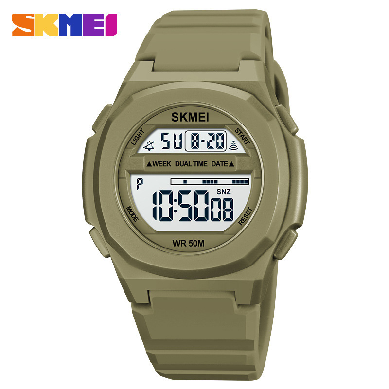 Skmei deportes al aire libre apariencia de los hombres y las mujeres multi-funcional reloj impermeable de los hombres de moda reloj electrónico 1821
