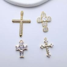 18k�~��������ɫ΢��ʯʮ�ּܵ���diy�ֹ��Ʒ�����������l