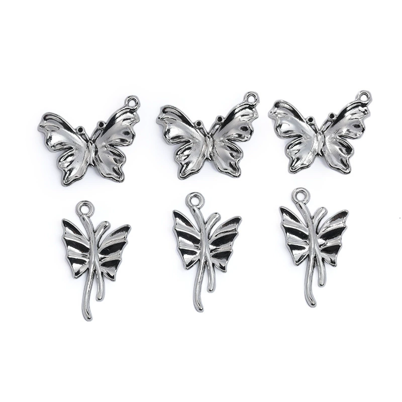 Оптовая продажа DIY ретро сплав бабочки подвеска ожерелье ремесленное производство A800503