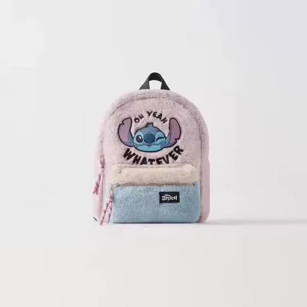 2023 New Backpack Kindergarten Schoolbag Children's Bag Girls' Joint Diss Stitch Plush Mini Backpack