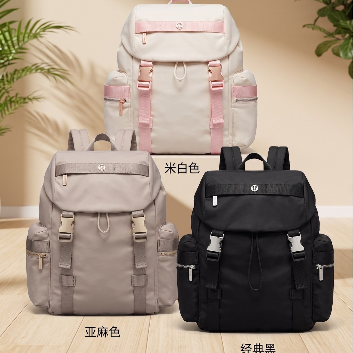 In-Stock New Model 14L Nylon Backpack for Men and Women, Suitable for Commuting and Travel, Large Capacity, Waterproof, Multi-Pocket Sports Bag