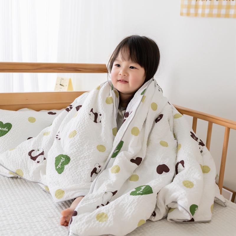子供用大豆四季掛け布団 新型Aa級泡ガーゼ漫画柄夏掛け布団 春秋掛け布団 冬掛け布団 夏用冷感エアコン掛け布団芯