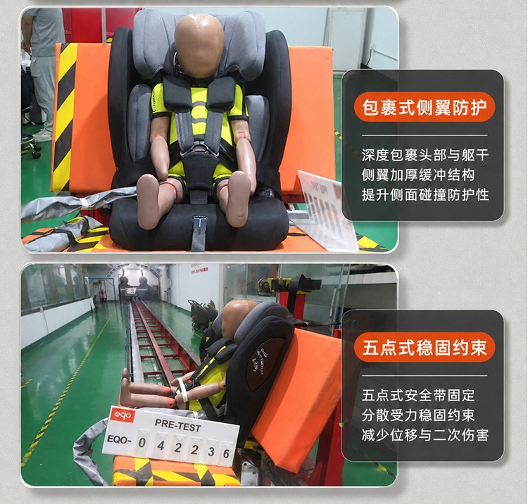 HOBESIN Universal Car Child Safety Seat for 1-2 Years Old with ISOFIX Dual Interface