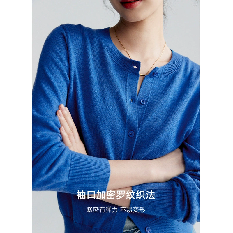 Juice Fudge Lazy BI Machine Washable Crewneck Wool Cardigan Commuter Easy to Wear Solid Shoulder Knit Sweater Juice Fudge Lazy BI Machine Washable Crewneck Wool Cardigan Commuter Easy to Wear Solid Shoulder Knit Sweater