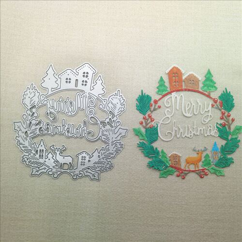 Cutting knife mold Christmas carbon steel etching knife mold embossing knife mold DIY handmade embossing knife mold die