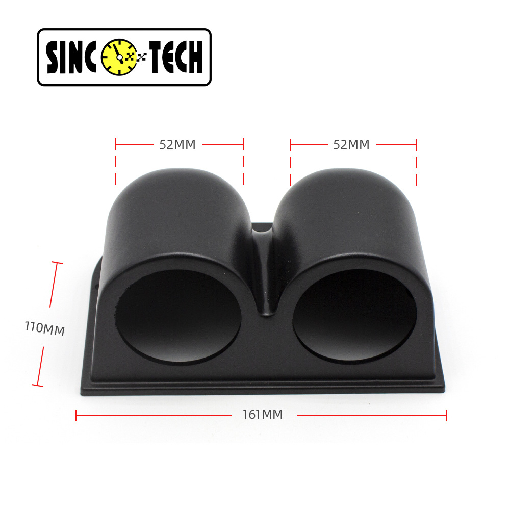 Car Instrument Modification Universal Single Hole Double Hole Three Hole Instrument Frame 52mm Triple Instrument Holder Instrument Cover
