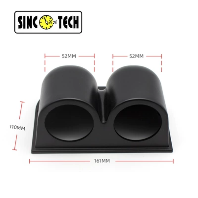 Other Car Modifications Hole Double Hole Three Hole - 52mm-double-seat-black