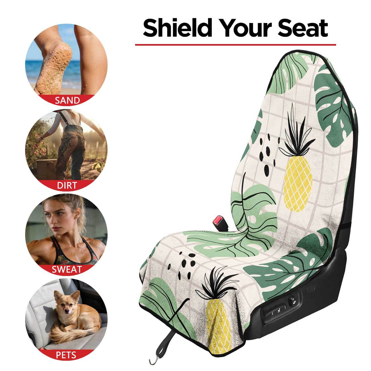 Car seat towel cover, front seat protector, suitable for gym and exercise, universal for all seasons, car use 125