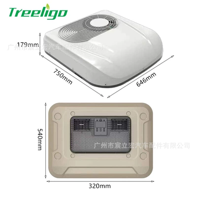 air conditioning, Automotive air conditioning - 24v-light-truck-dedicated-high-end-overhead-air-conditioner-all-in-one-machine-eac0027324