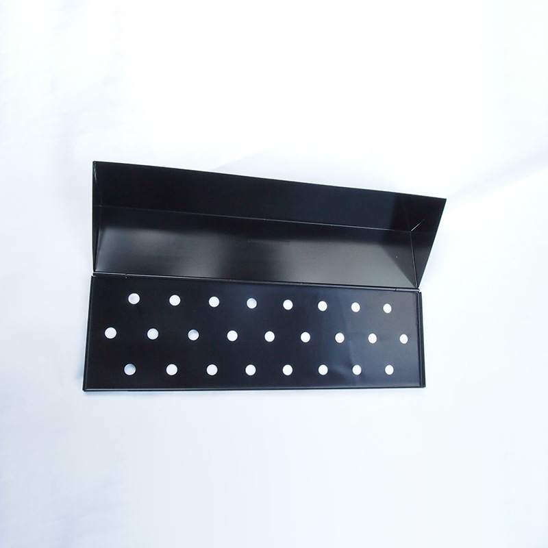 SG4057 不锈钢黑长款三角烟熏盒