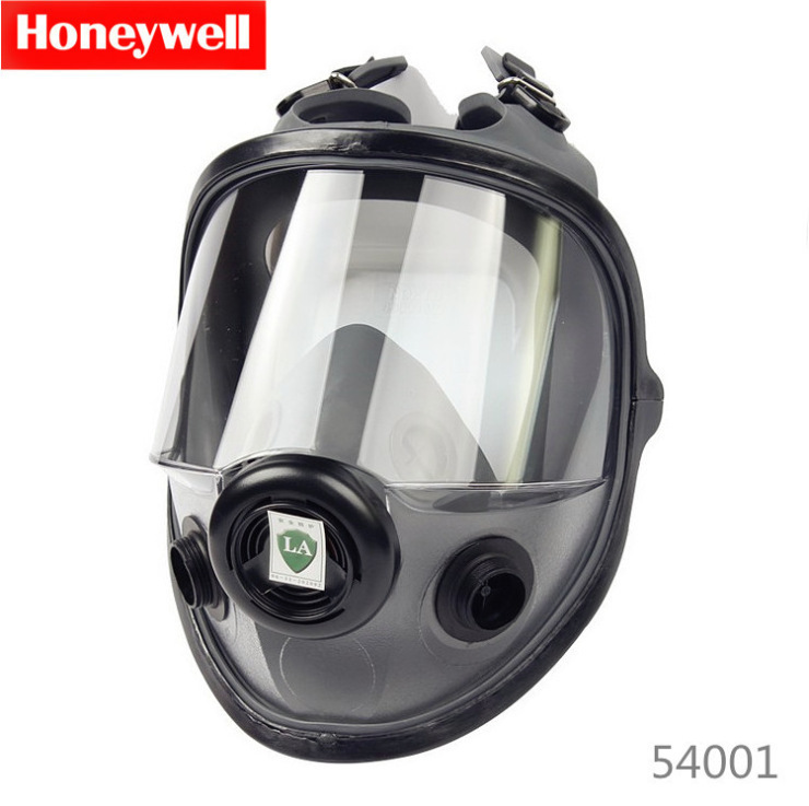 霍尼韦尔54001防毒面具全面罩双罐防飞沫防飞溅隔离防尘防毒透明