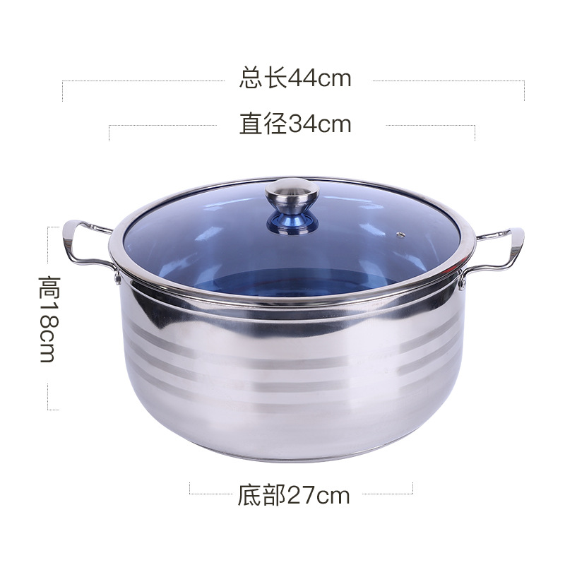 Casas de acero inoxidable cinco piezas de cocinar