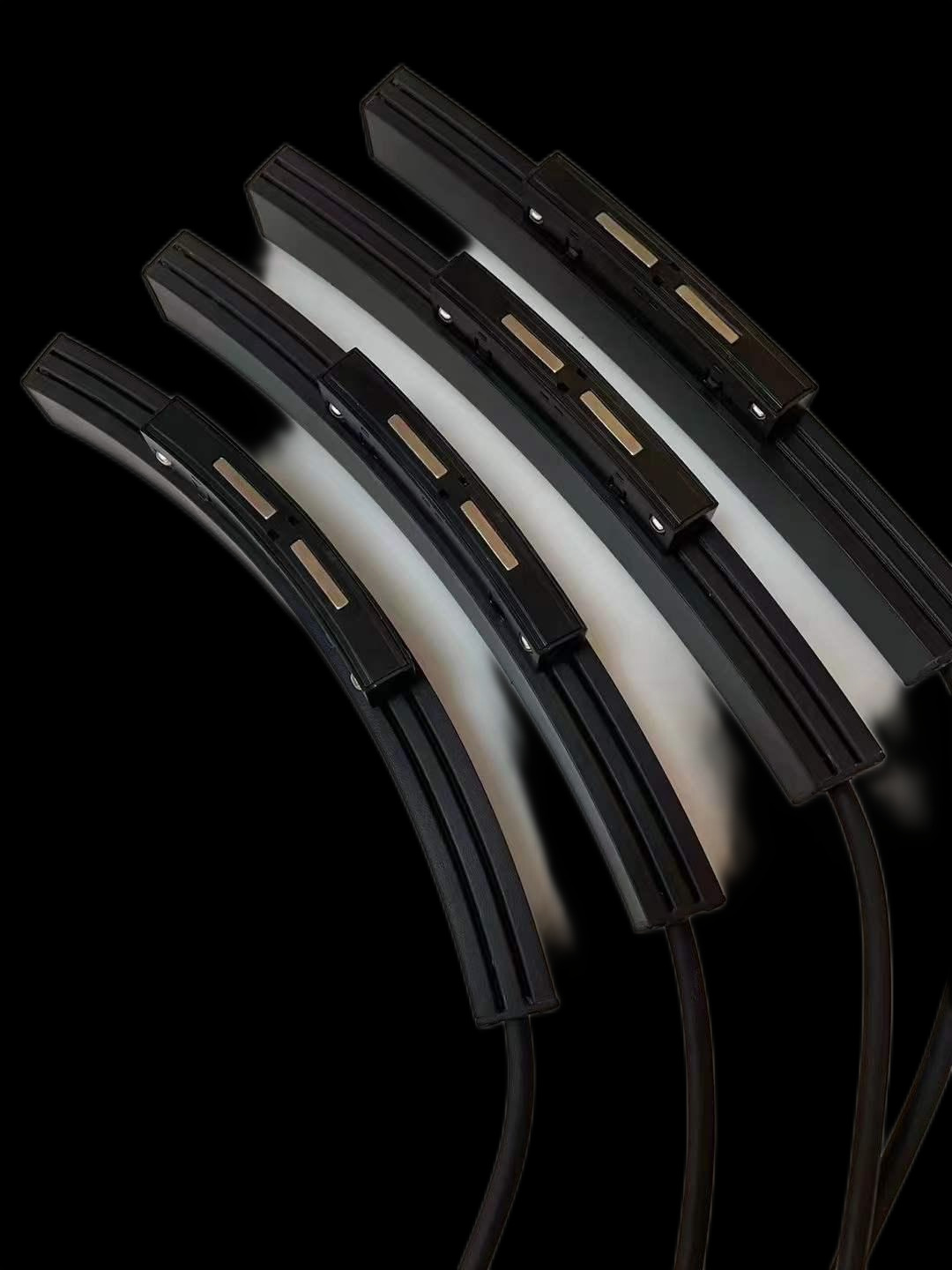 Lámpara orbital de atracción magnética redonda personalizada con anillo de arco oculto en la sala de estar sin lámpara principal de montaje oculto y lámpara de montaje abierta control inteligente