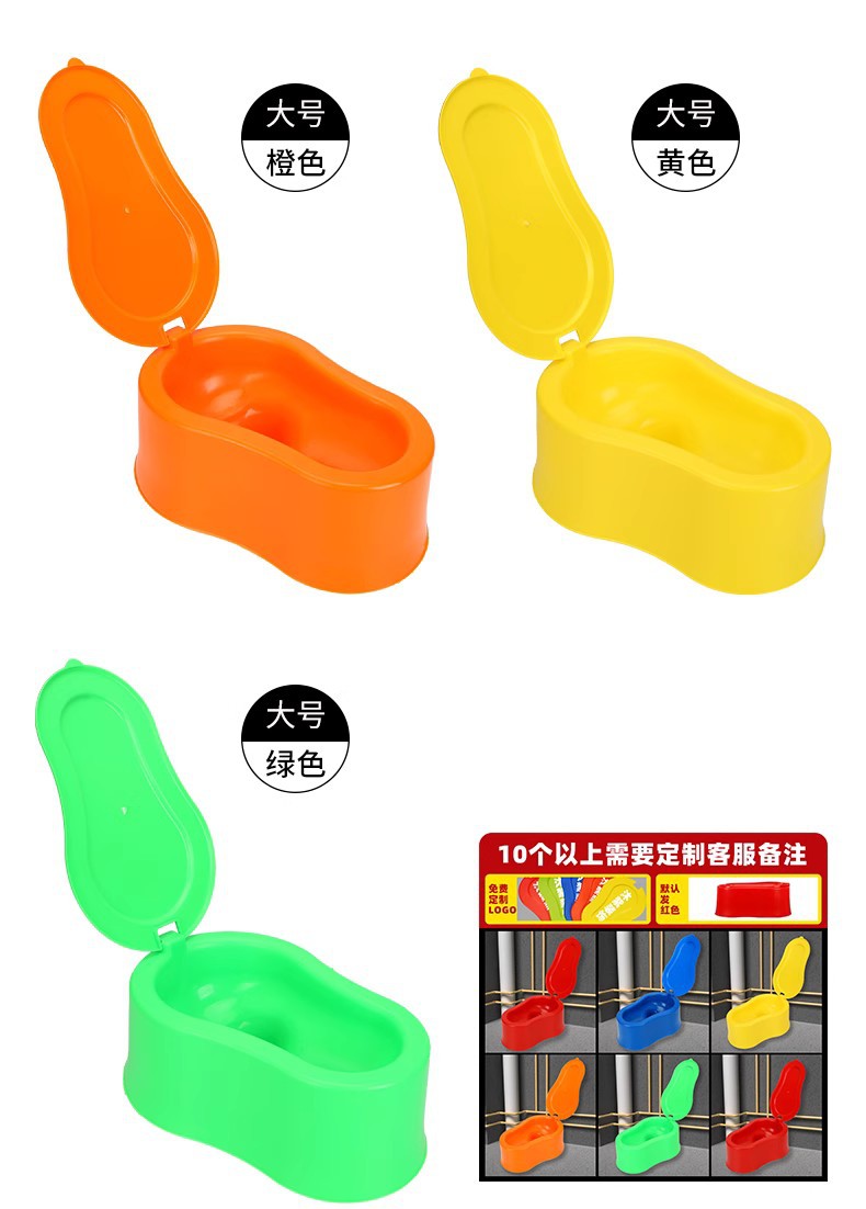 Temporary plastic toilet, squat toilet, simple toilet, plastic sitting toilet, temporary large squat toilet for construction site undefined