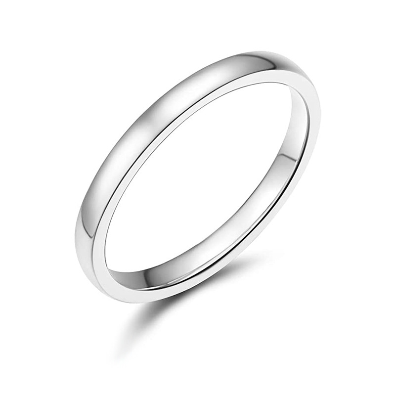 Silver-glossy ring (2mm)