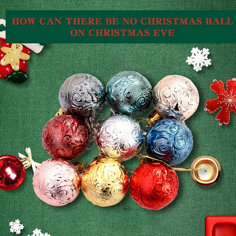 4 см Christmas ball anti -shiny украшение для елки в однотонном праздничном стиле