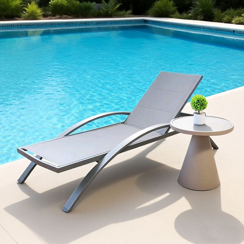 Silla al aire libre Residencia patio piscina silla de playa silla de ocio a prueba de agua protección solar villa nórdica silla de playa jardín