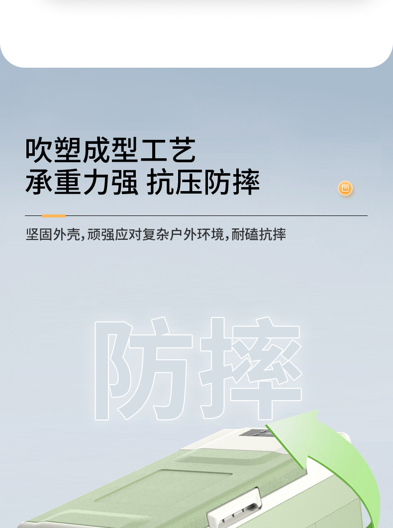 Koyide car refrigerator, suitable for both car and home use, 12V/24V/220V compatible, outdoor car mini refrigerator for refrigeration and freezing
