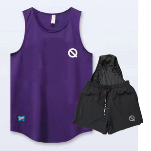Qinkung Light Sports Running Vest Men's and Women's Competition Track and Field Marathon Breathable Quick-Drying Clothing