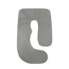 Knitted dark grey-single pillowcase
