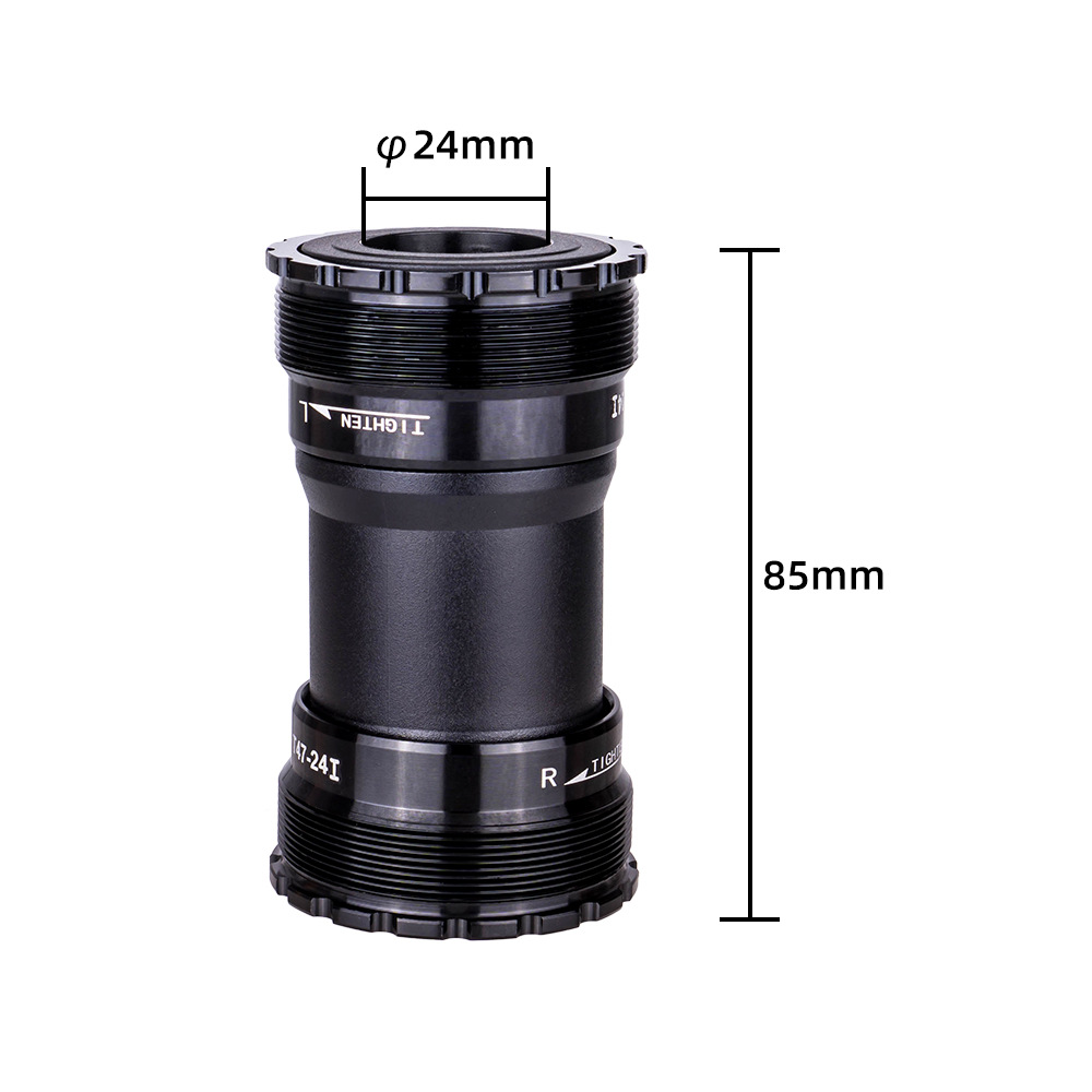 ZTTO T47 roscado incorporado en el eje del bosque externo diámetro interno eje 24mm cinco vías 86/92 mm6 8/73mm