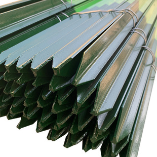 Fence Post Rod Stretch Fence Net Post Wire Mesh Triangle Iron Garden Guardrail Support Pointed Sheep Pen