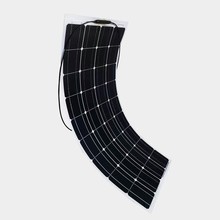 80W柔性太阳能电池板，便携轻薄房车太阳能板，轻量化太阳能板