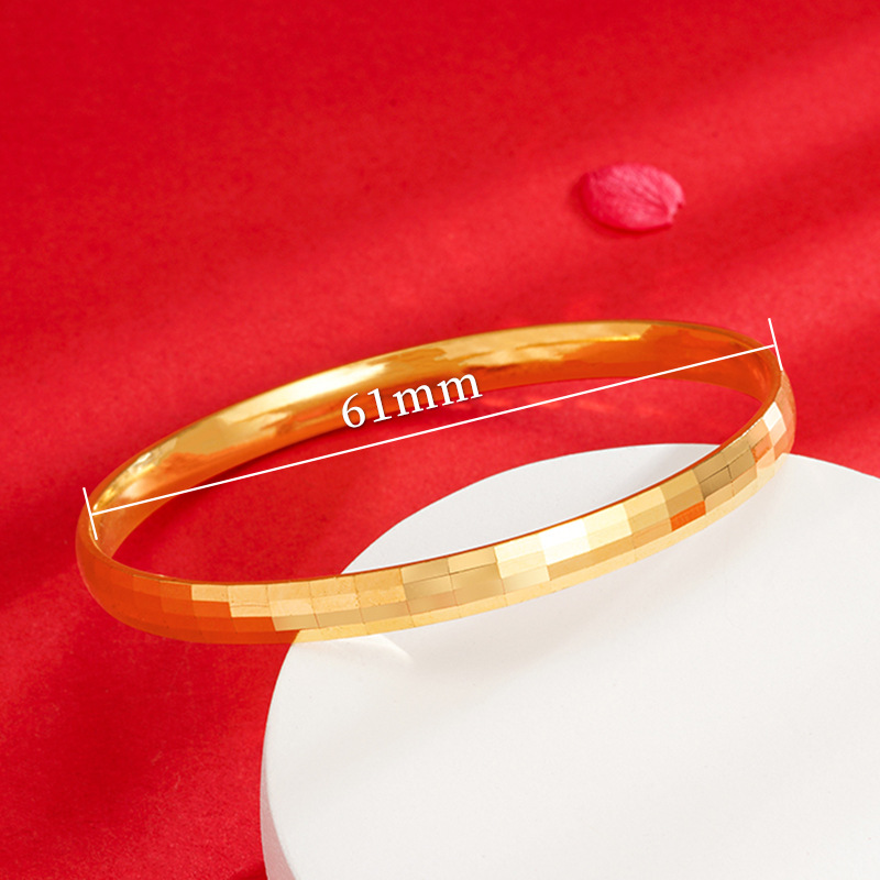 Vietnam oro flash mosaico pulsera del todo-fósforo de alta calidad antigua imitación oro pulsera accesorios nueva pulsera