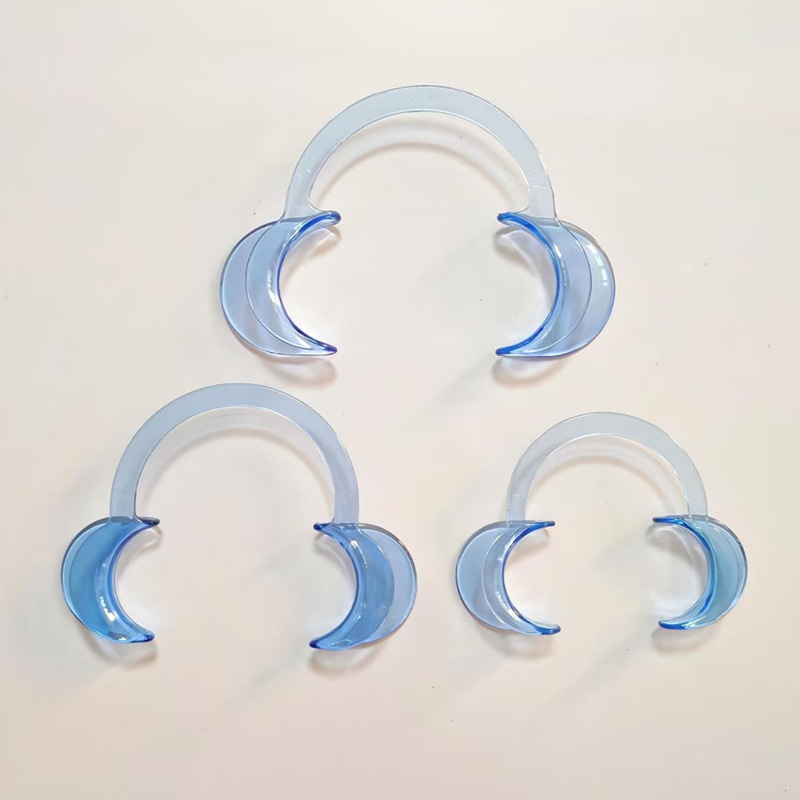Dental disposable mouth retractor C-type