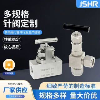 定制不锈钢针型阀内螺纹法兰针型截止阀直通内丝高压压力表针型阀