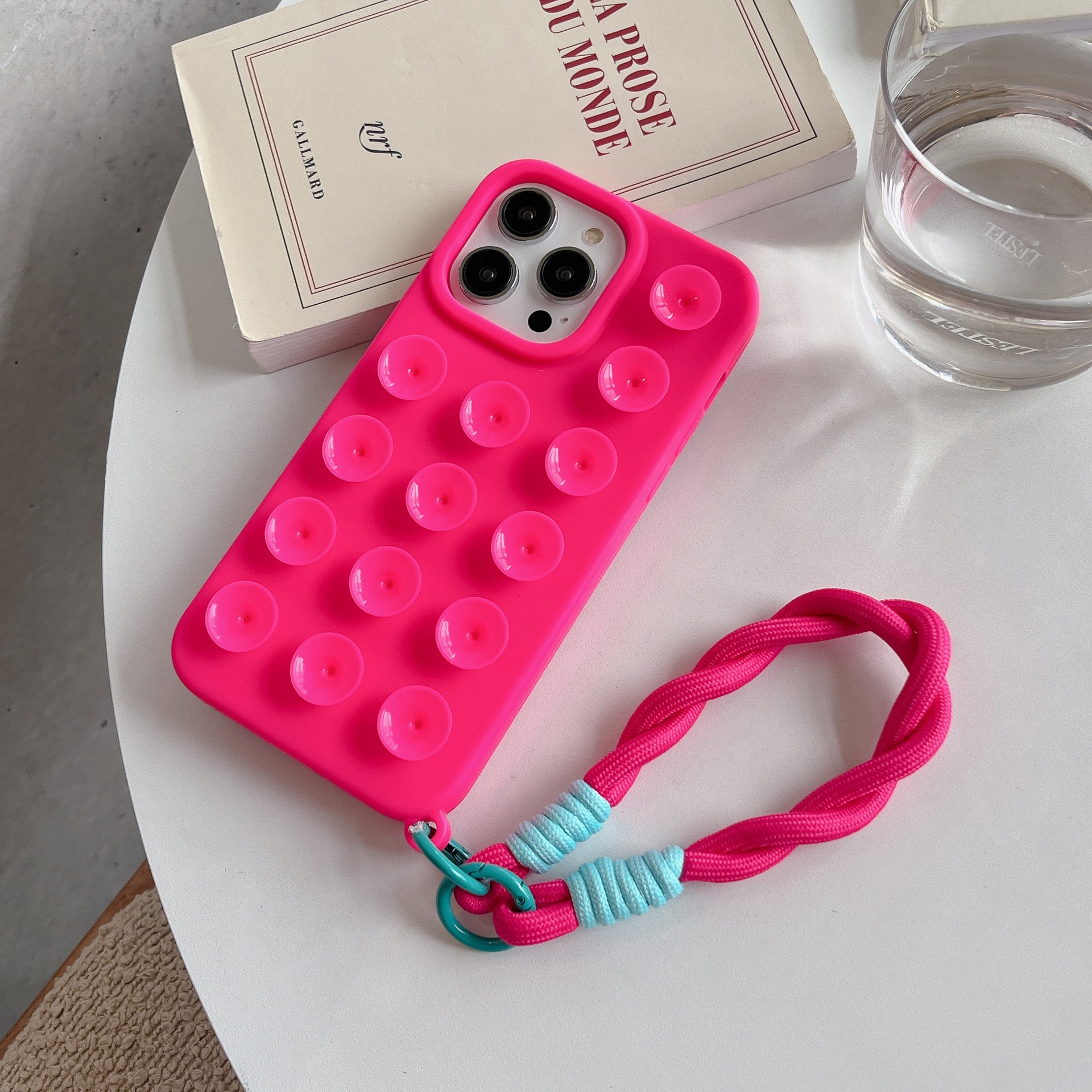 Silica Gel Solid Color Sweet Simple Style Phone Cases Phone Accessories display picture 8